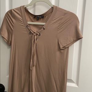 Lulus tie up T-shirt